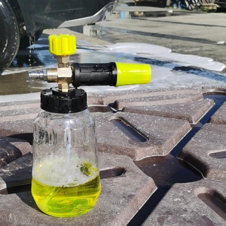 High Pressure Cleaning Machine 1/4 Quick Plug-In Joint Transparent Foam PA Pot