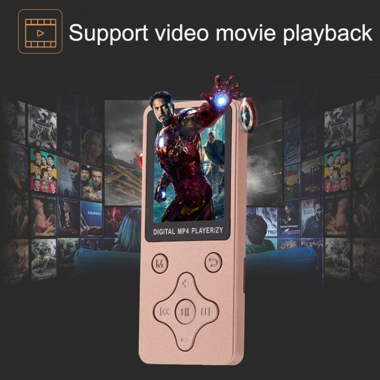 T68 Card Lossless Sound Quality Ultra-thin HD Video MP4 Player