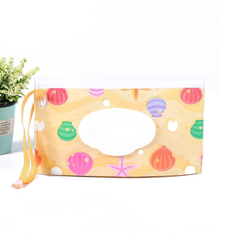 Baby EVA Wet Wipes Bag Portable Flip Removable Sanitary Wet Wipes Bag