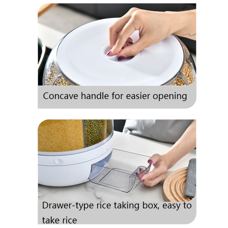 Kitchen Divider Rotating Cereal Storage Box