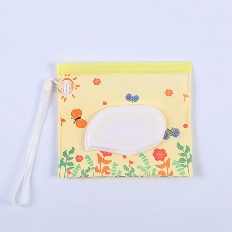 Baby EVA Wet Wipes Bag Flip Removable Paper Towel Cosmetic Cotton Bag