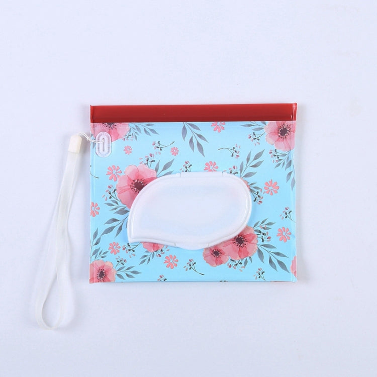 Baby EVA Wet Wipes Bag Flip Removable Paper Towel Cosmetic Cotton Bag