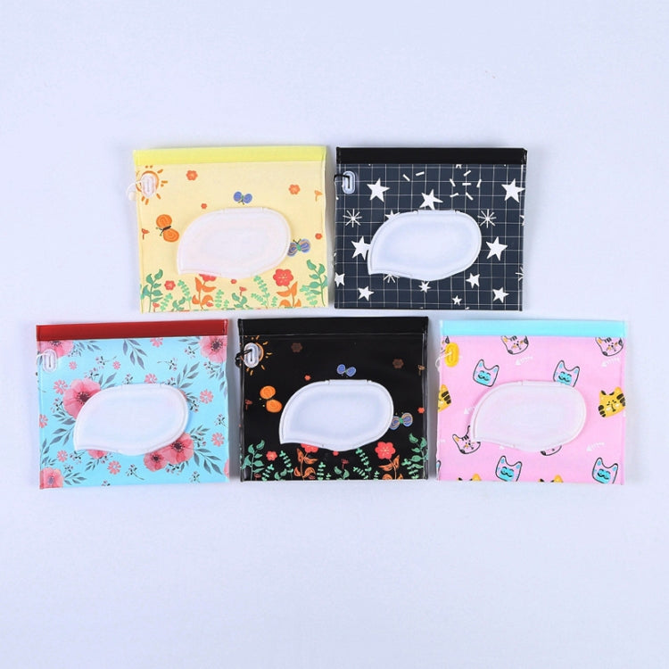 Baby EVA Wet Wipes Bag Flip Removable Paper Towel Cosmetic Cotton Bag