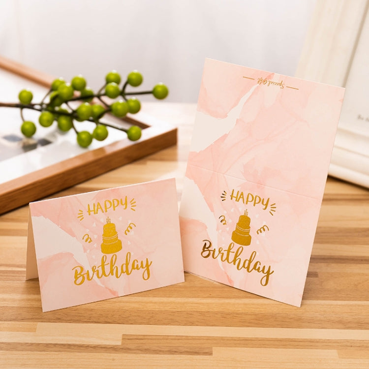 50 PCS Hot Stamping Embossed Birthday Card