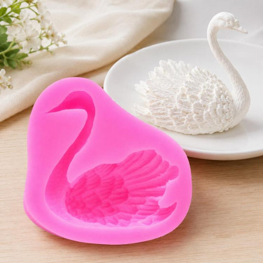 2 PCS Swan Baking Silicone Mould Cake Decorating Mould, Swan