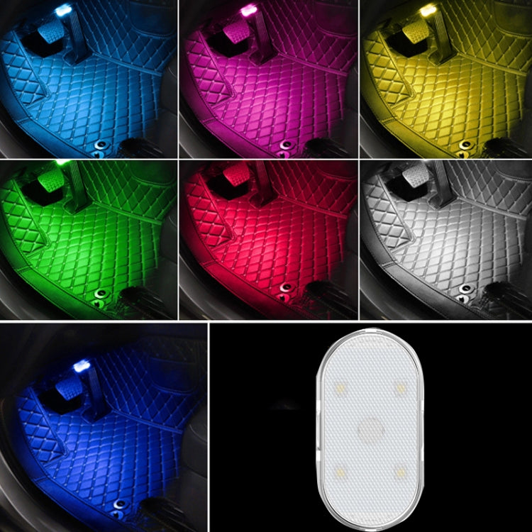 Car Lighting Reading Light LED Touch Sensing Ambient Light, Style: