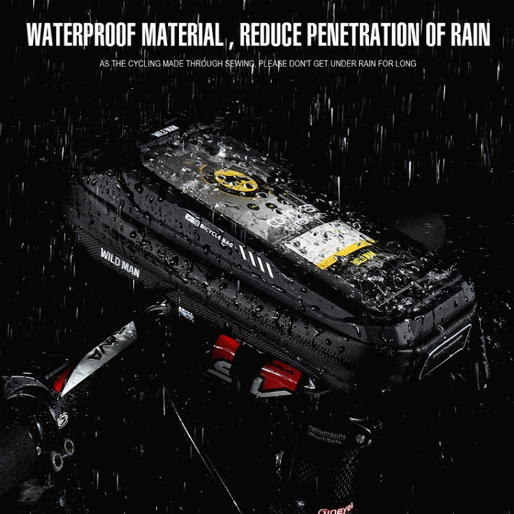 WILD MAN X3 0.5L EVA Hard Shell Bicycle Touch Screen Phone Bag