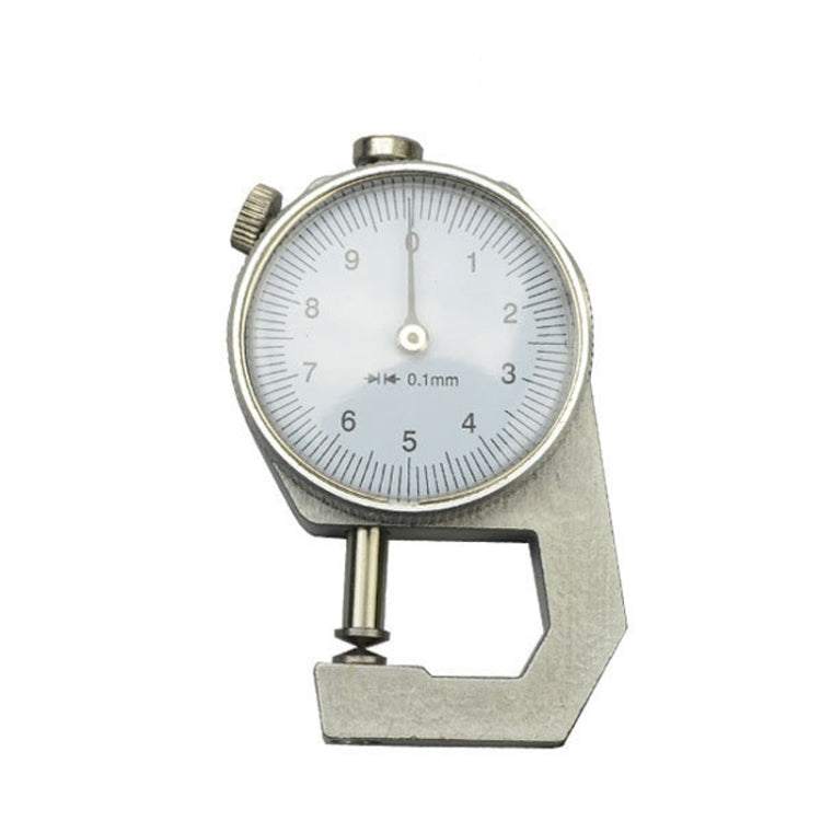 0-10mm Dial Thickness Gauge Leather Paper Thickness Meter Tester