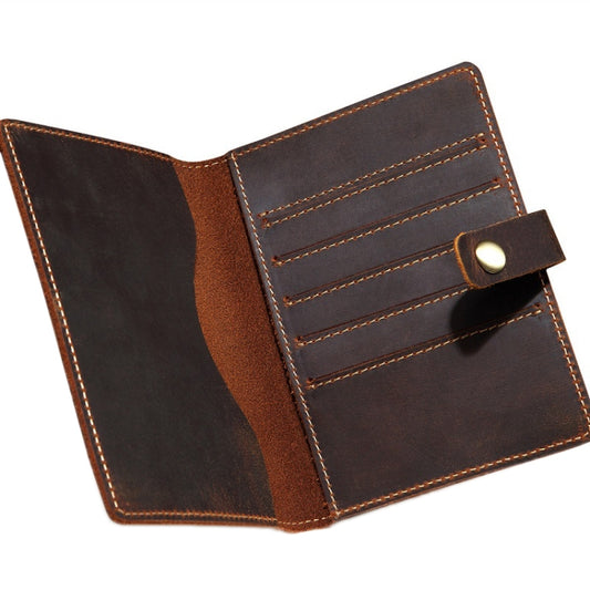 Leather Passport Holder Vintage Card Holder