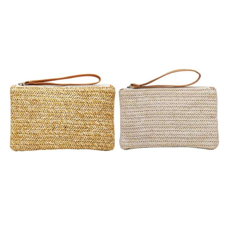 Ladies Straw Clutch Coin Purse Summer Beach Bag
