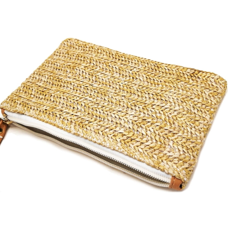 Ladies Straw Clutch Coin Purse Summer Beach Bag