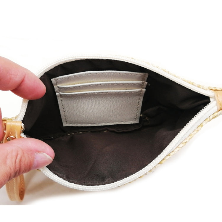 Ladies Straw Clutch Coin Purse Summer Beach Bag