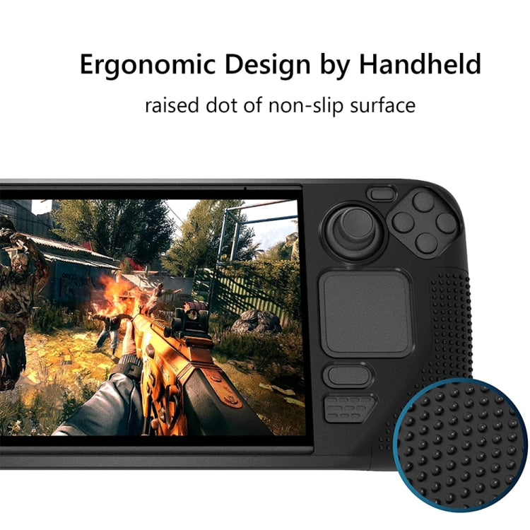 PGTECH Game Console Silicone Case With Anti-Slip Particles for Steam Deck