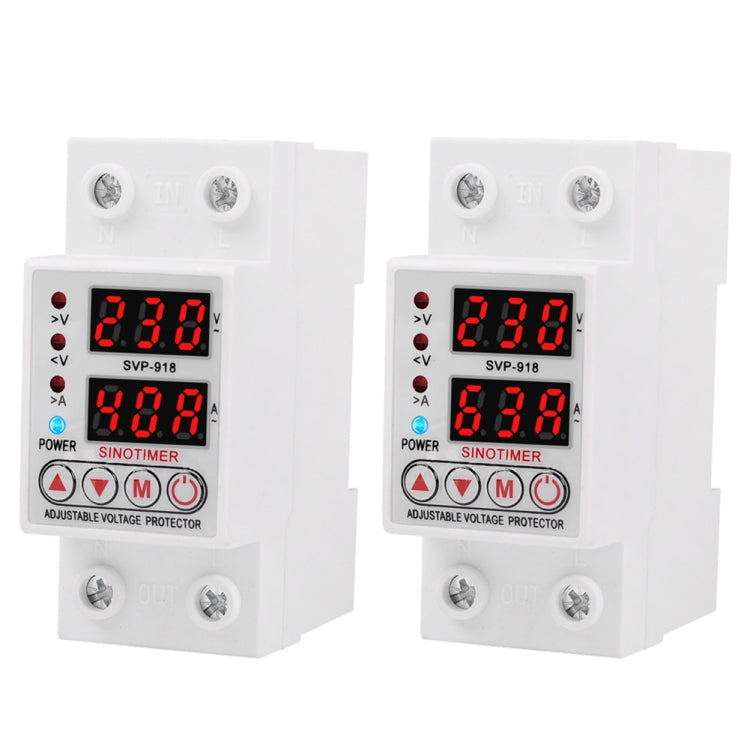 SINOTIMER SVP-918 Adjustable Self-resetting Intelligent Under-voltage Protector, Current:
