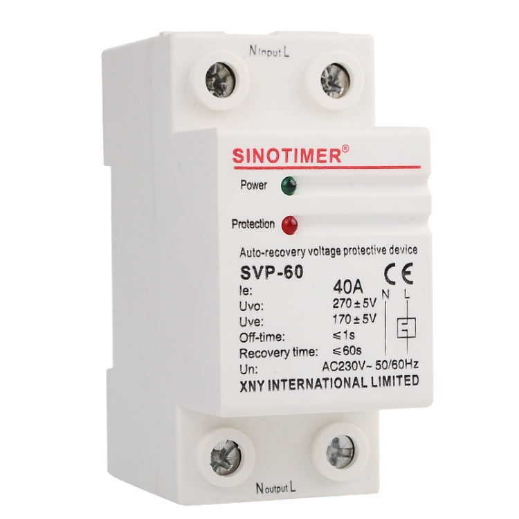 SINOTIMER Single-Phase Self-Duplex Intelligent Over-Pressure Protector