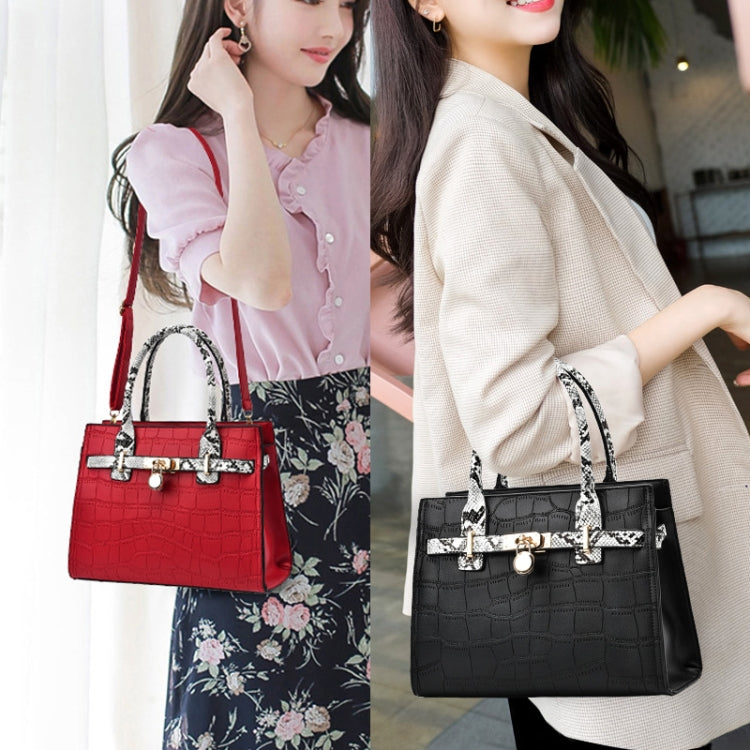 2613 2 In 1 Large Capacity Stone Pattern Bags