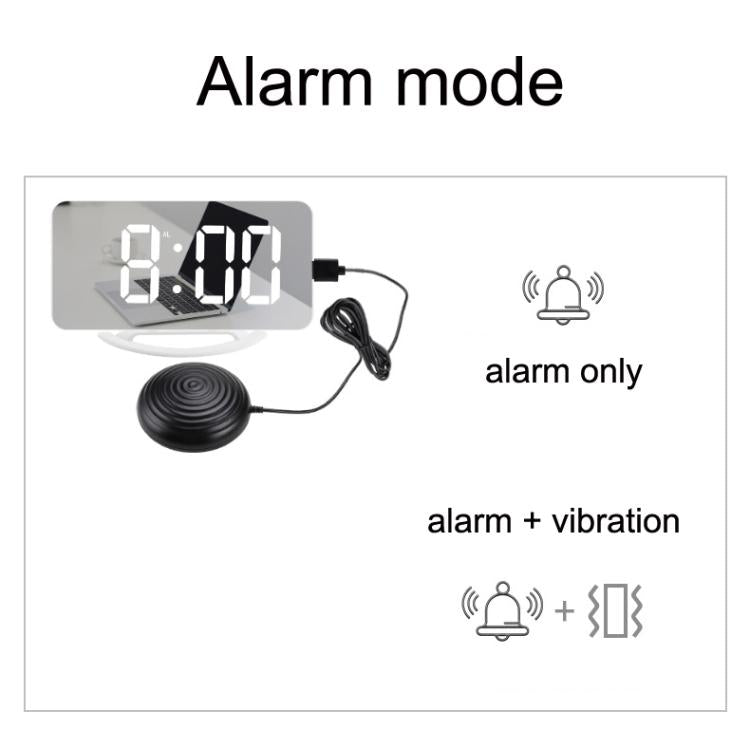 TS-8202 Multifunctional LED Vibration Mirroring USB Alarm Clock