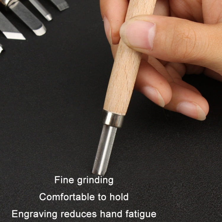 MYTEC Multifunctional Woodworking Rubber Stamp Carving Tool Knife