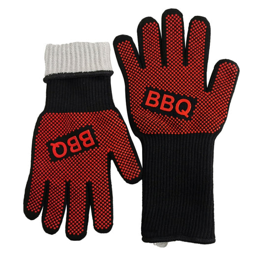 1 Pair High Temperature Resistant Silicone BBQ Gloves  Anti-Scalding Gloves