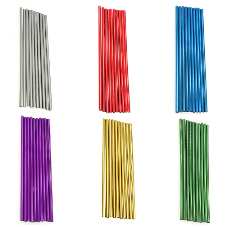 10pcs/pack Car Air Conditioner Vent U-Shaped Electroplating Decorative Strip