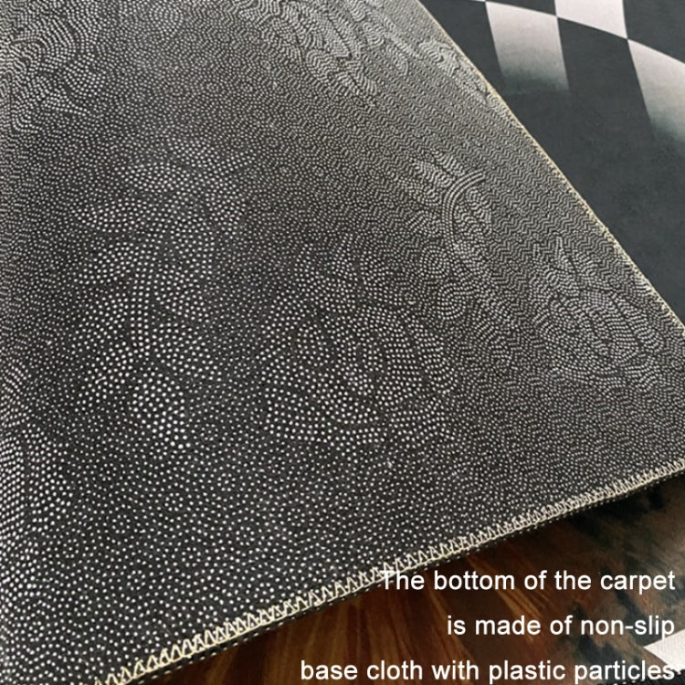 3D Geometric Stereo Trap Vision Living Room Bedroom Carpet