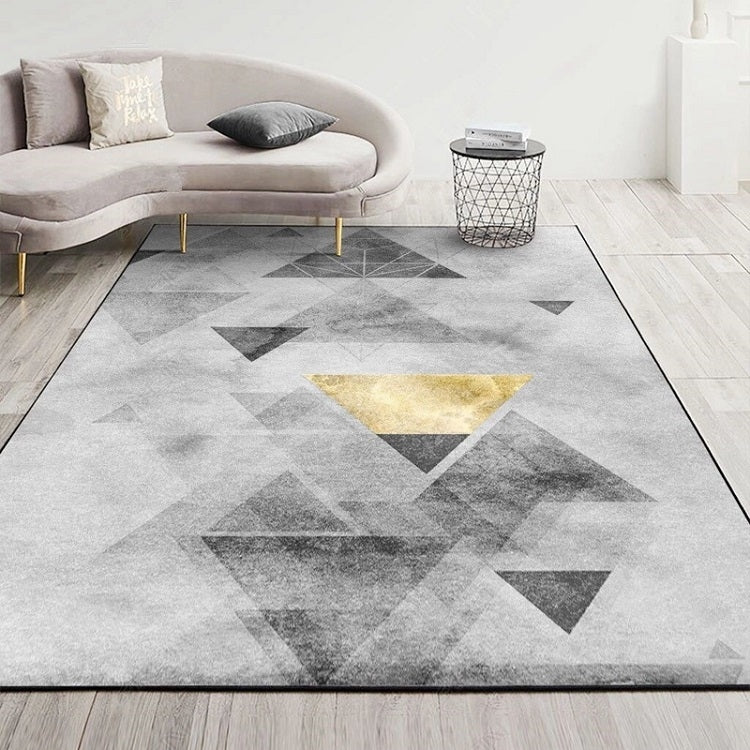 Modern Abstract Geometric Living Room Rug Coffee Table Cushion