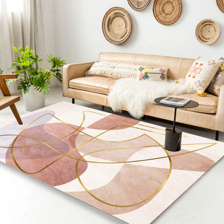 Modern Abstract Geometric Living Room Rug Coffee Table Cushion