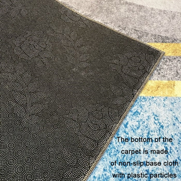 Modern Abstract Geometric Living Room Rug Coffee Table Cushion