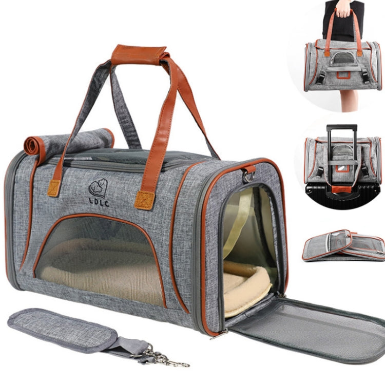 LDLC QS-012 Pet Outing Portable Breathable Foldable Tote Bag