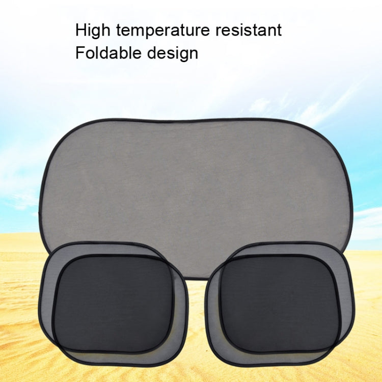 Non-Porous Suction Cup Car Mesh Sunshade