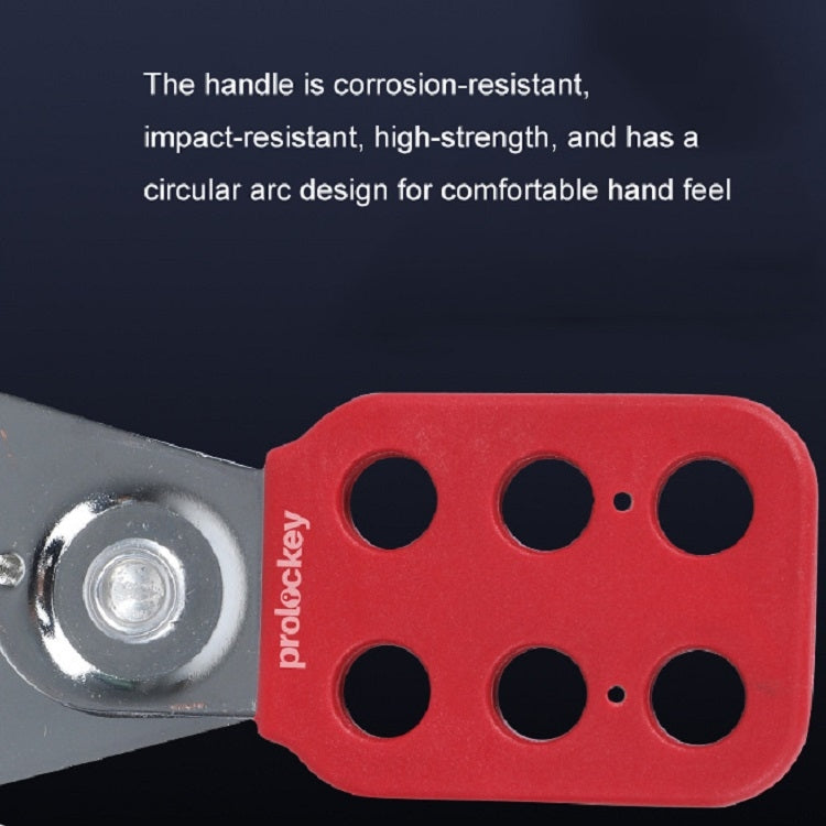 Prolockey Industrial Safety Steel Anti-Rust Six-Link Hasp Lock