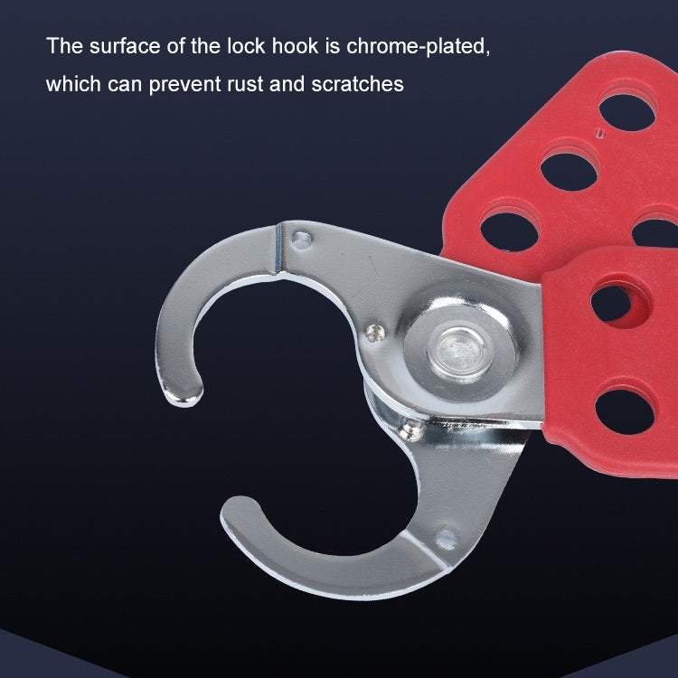 Prolockey Industrial Safety Steel Anti-Rust Six-Link Hasp Lock