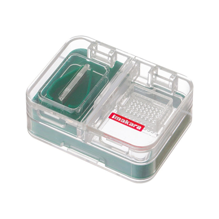 Imakara Mini Square Portable Sealed Medicine Cutter Dispenser Box