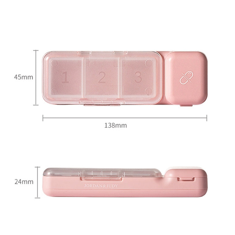 TR017 Portable Medicine Cutter Portable Mini 7 Days Sealed Separate Medicine Box
