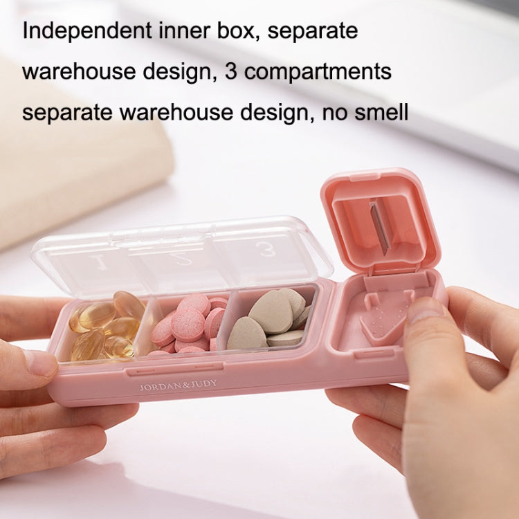 TR017 Portable Medicine Cutter Portable Mini 7 Days Sealed Separate Medicine Box