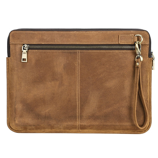 CONTACTS FAMILY Leather Laptop Sleeve For Macbook Pro 14.2 Inch