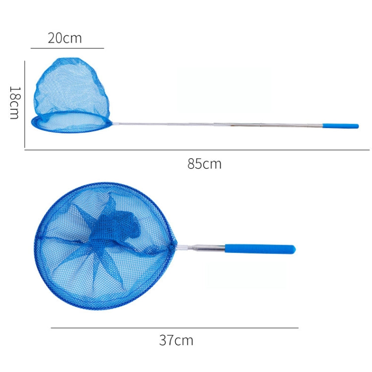 Stainless Steel Telescopic Children Catching Fish And Insects Net