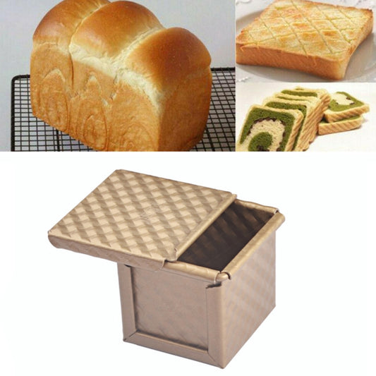 Square Toast Box Non-Stick Water Cube Toast Mold, Style: