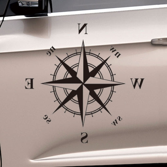D-336 Car Compass Graphic Sticker Hood Car Body Universal Sticker