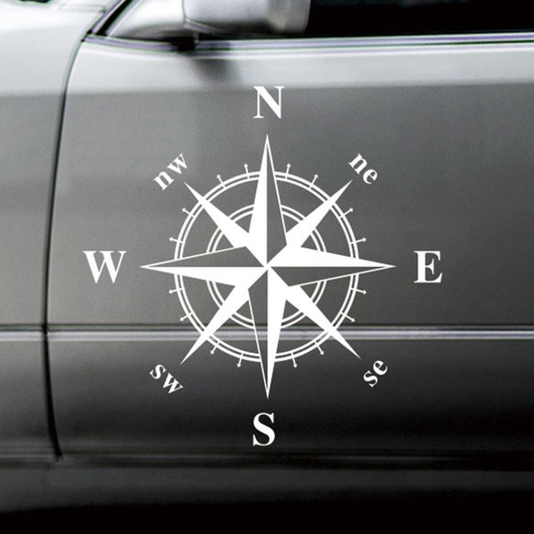 D-336 Car Compass Graphic Sticker Hood Car Body Universal Sticker