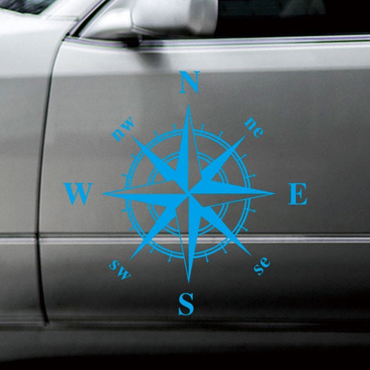 D-336 Car Compass Graphic Sticker Hood Car Body Universal Sticker, D-336