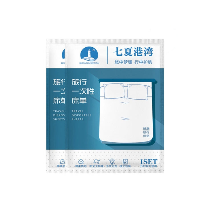 2 PCS Travel Hotel Supplies Disposable Anti-dirty Pillowcase Sheet Quilt Cover