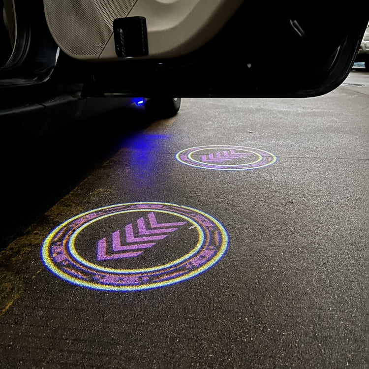 LED Infrared Induction Car Door Welcome Light Night Projection Ambient Light