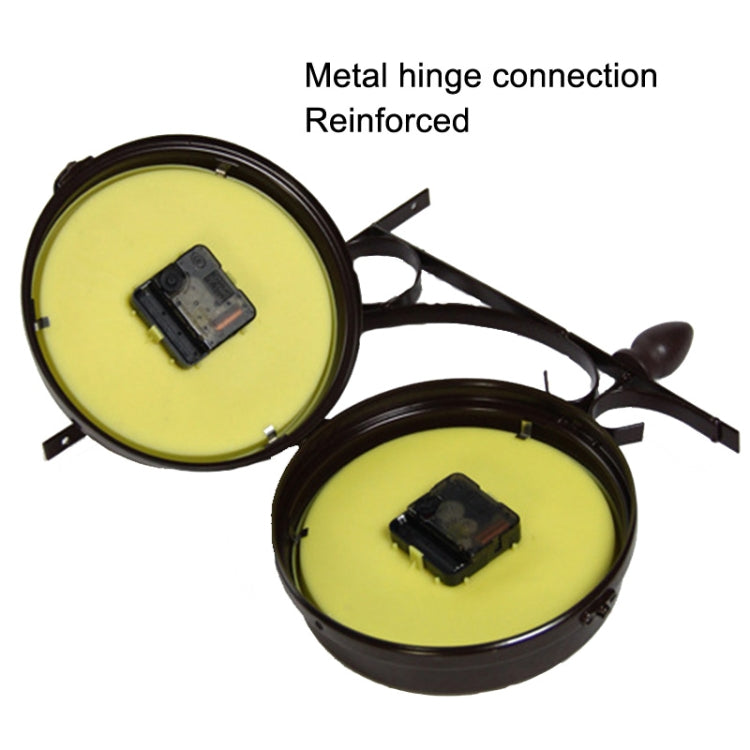Iron Retro Home Wall Clock Double Side Hanging Clock