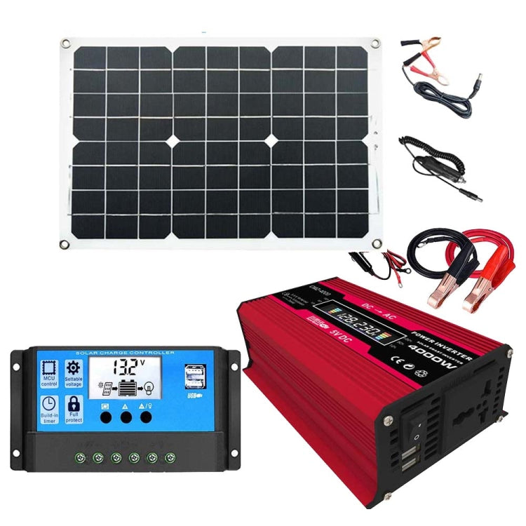 Solar Power System Inverters+30A Controller+18W 18V Solar Panel
