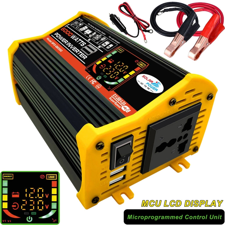 Home Solar Generator Inverter+30A Controller+18W 12V Solar Panel, Specification:, Black 12V To 220V, Black 12V To 110V, Yellow 12V To 220V, Yellow 12V To 110V