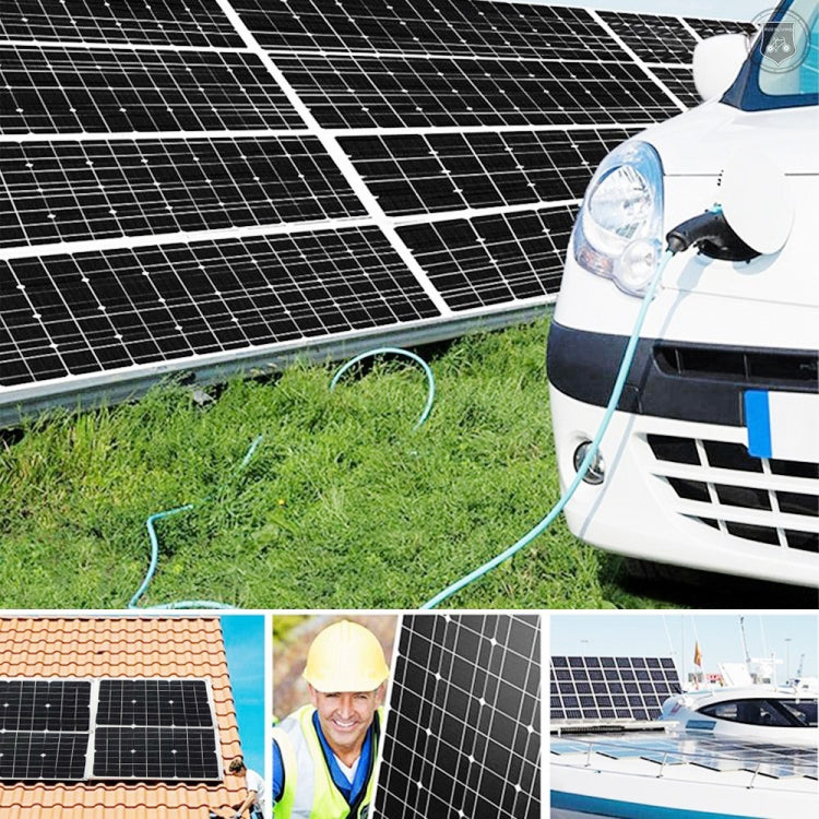 Home Solar Generator Inverter+30A Controller+18W 12V Solar Panel, Specification:, Black 12V To 220V, Black 12V To 110V, Yellow 12V To 220V, Yellow 12V To 110V