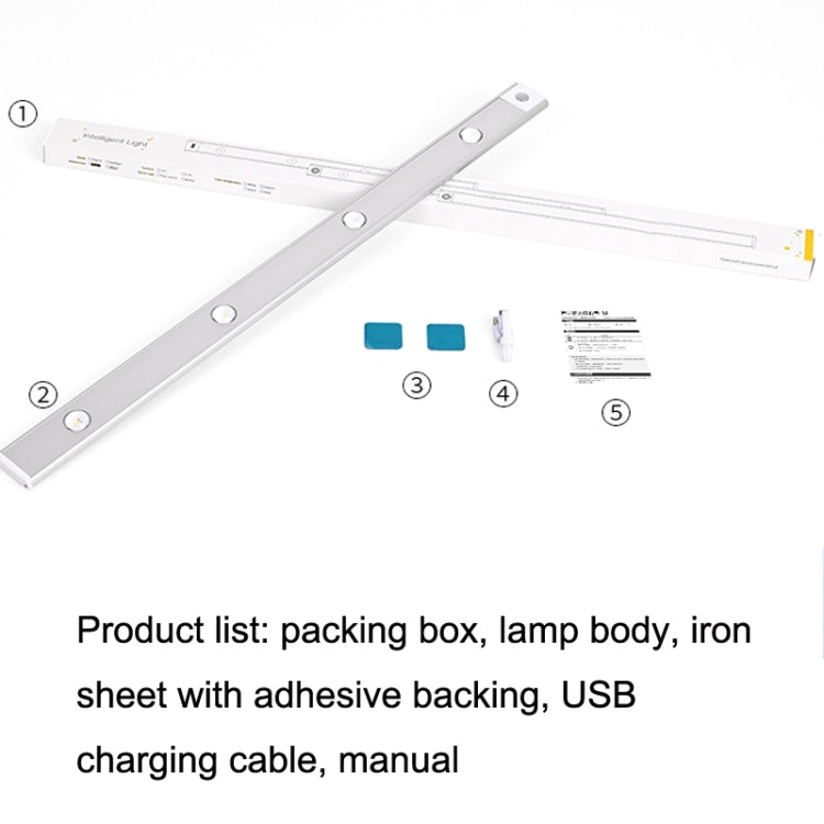 Ultra-thin Smart LED Human Body Sensor Light Bar, Length: