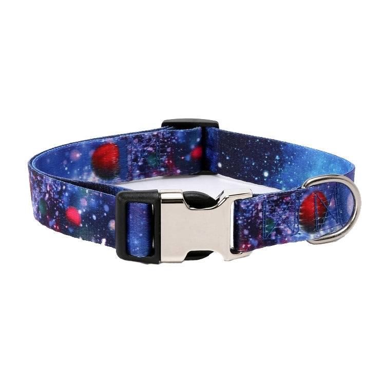Pet Ethnic Style Polyester Cotton Print Pattern Collar, Size: