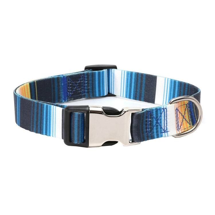Pet Ethnic Style Polyester Cotton Print Pattern Collar, Size: